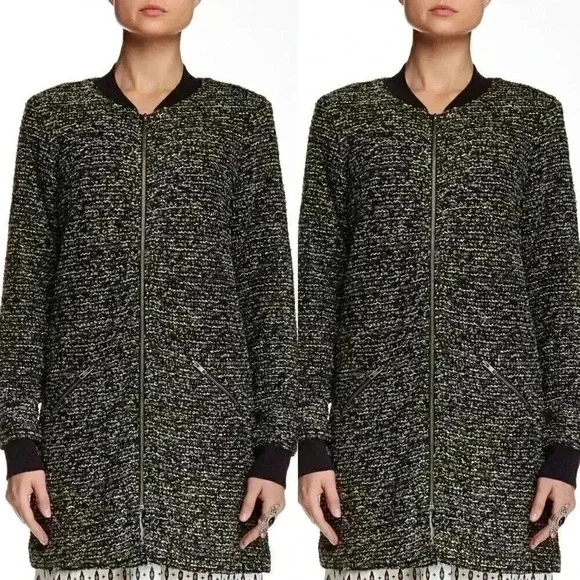 SALE Sanctuary City Sweater Marled Coat Size Small $179 - Picture 15 of 16